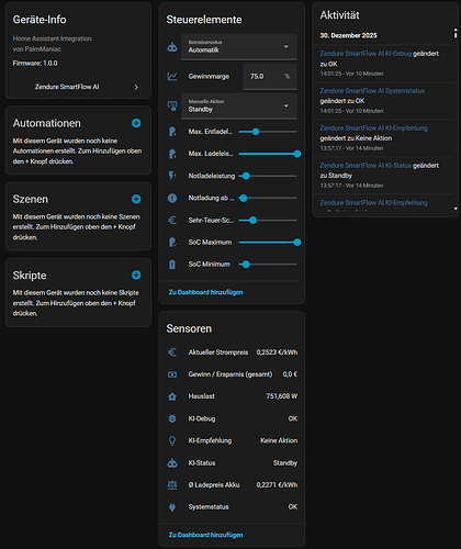 Zendure SolarFlow AI GUI