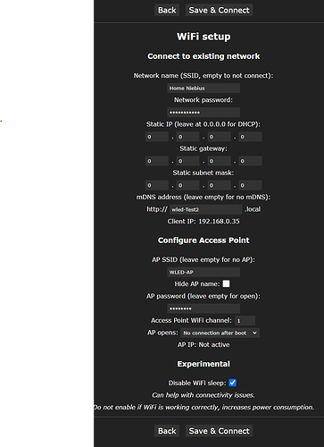WLED WIFI