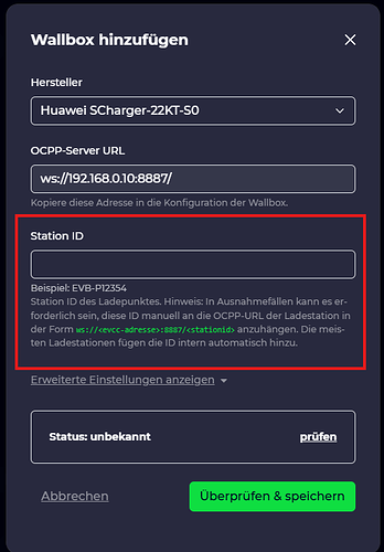 Wallbox Huawei
