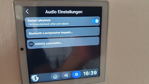 Walldisplay mit Firmware 2.2.1