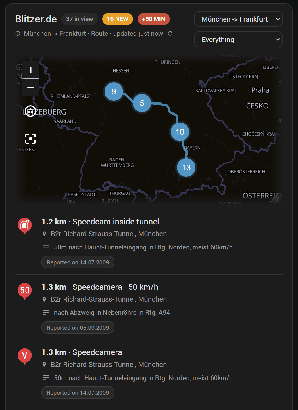 Die beiden Abzeichen als Filter
