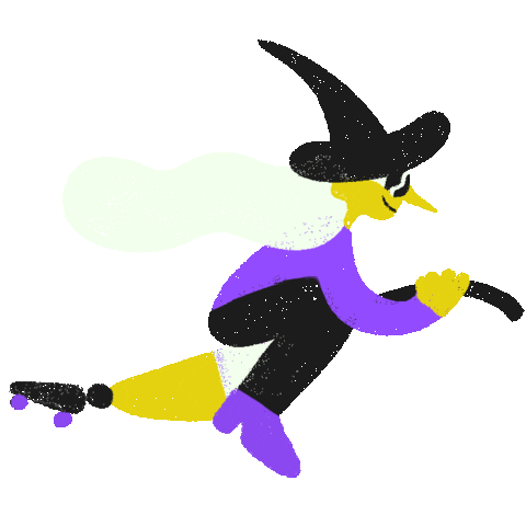 Flying Vacuum Cleaner Sticker by Henri Campeã for iOS & Android | GIPHY